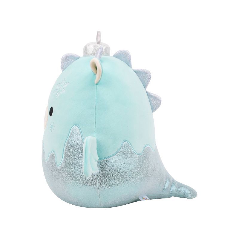 slide 7 of 11, Squishmallows 12" Miles Teal Dragon Ornament with Frosted Bottom Medium Plush, 1 ct