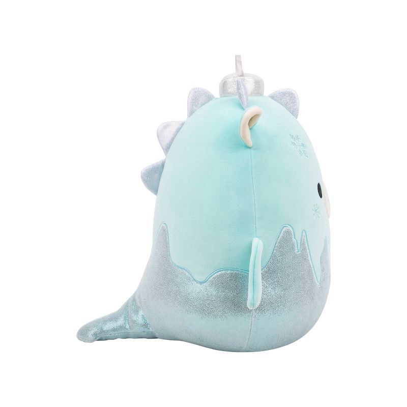 slide 8 of 11, Squishmallows 12" Miles Teal Dragon Ornament with Frosted Bottom Medium Plush, 1 ct