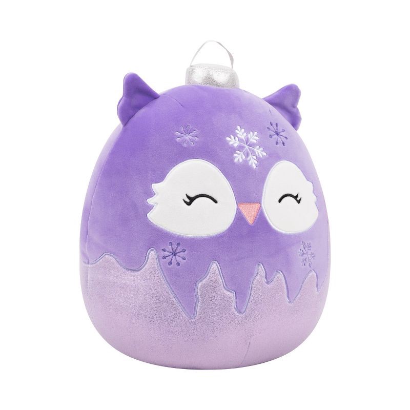 slide 7 of 12, Squishmallows 12" Fania Purple Owl Ornament with Frosted Bottom Medium Plush, 1 ct
