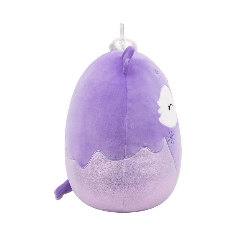 slide 10 of 12, Squishmallows 12" Fania Purple Owl Ornament with Frosted Bottom Medium Plush, 1 ct
