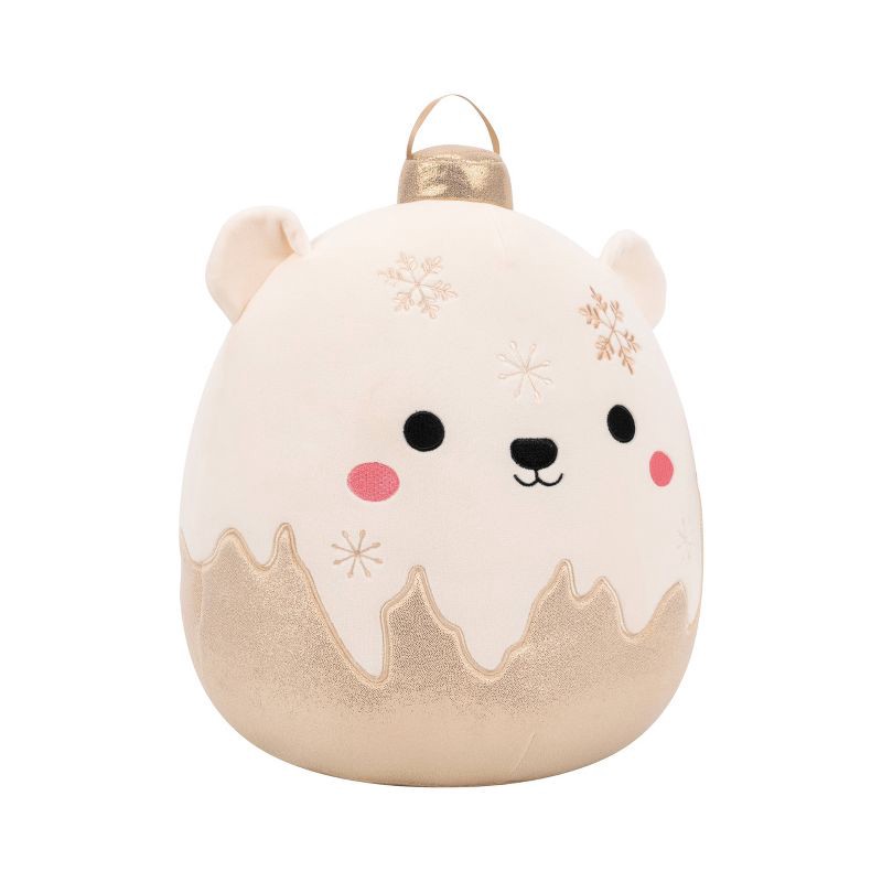 slide 6 of 9, Squishmallows 12" Brooke Polar Bear Ornament with Frosted Bottom Medium Plush, 1 ct
