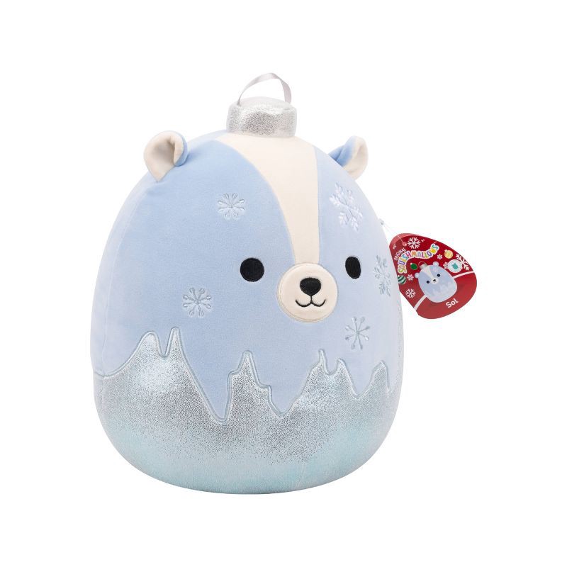 slide 3 of 12, Squishmallows 12" Sol Skunk Ornament with Frosted Bottom Medium Plush, 1 ct