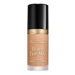 Too Faced Born This Way Undetectable Medium-To-Full Coverage Foundation - Sand - 1 fl oz - Ulta Beauty: Liquid, Warm Undertone, Face Application