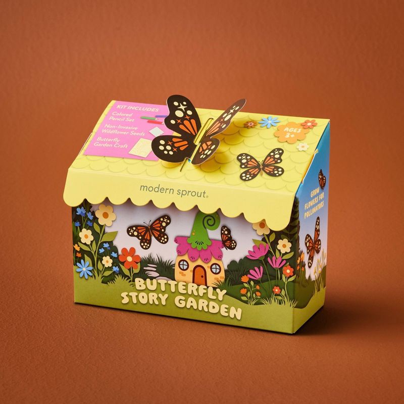 slide 3 of 7, Modern Sprout Magical Minds Butterfly Story Garden Kit, 1 ct