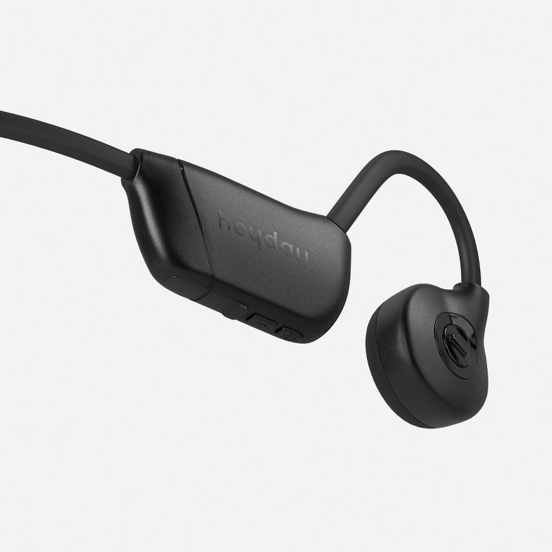 slide 2 of 3, Bone Conduction Wireless Headphones Black - heyday™, 1 ct