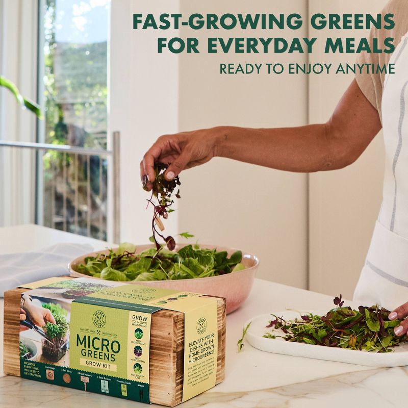 slide 4 of 7, Garden Republic Micro Greens Grow Kit, 1 ct