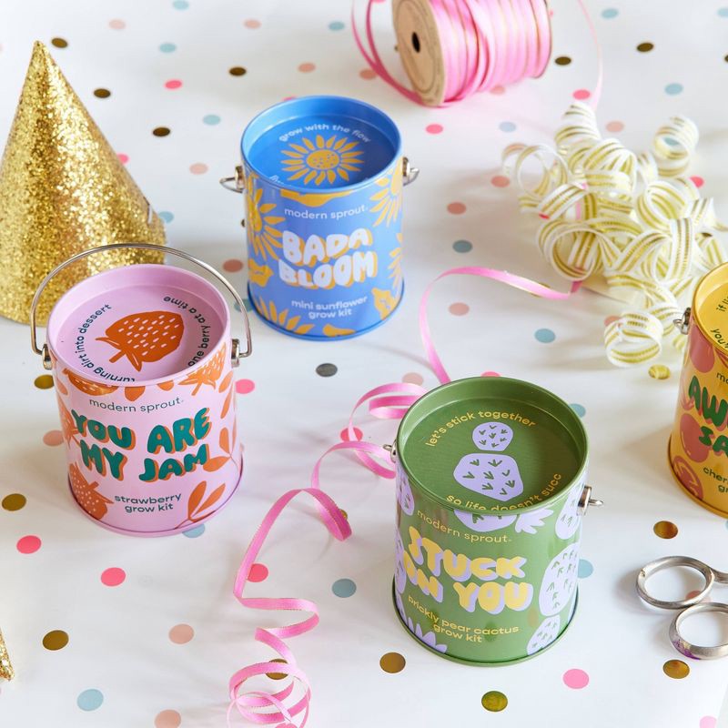 slide 18 of 21, Modern Sprout Complimentary Color Grow You are my Jam Strawberry Seed Starter Kit, 1 ct