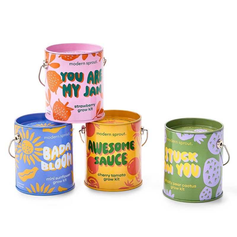 slide 20 of 21, Modern Sprout Complimentary Color Grow You are my Jam Strawberry Seed Starter Kit, 1 ct