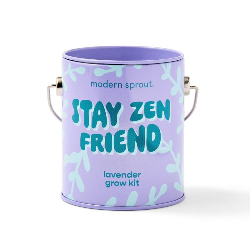 slide 2 of 10, Modern Sprout Lavender Complimentary Color Grow Stay Zen Friend Seed Starter Kit, 1 ct