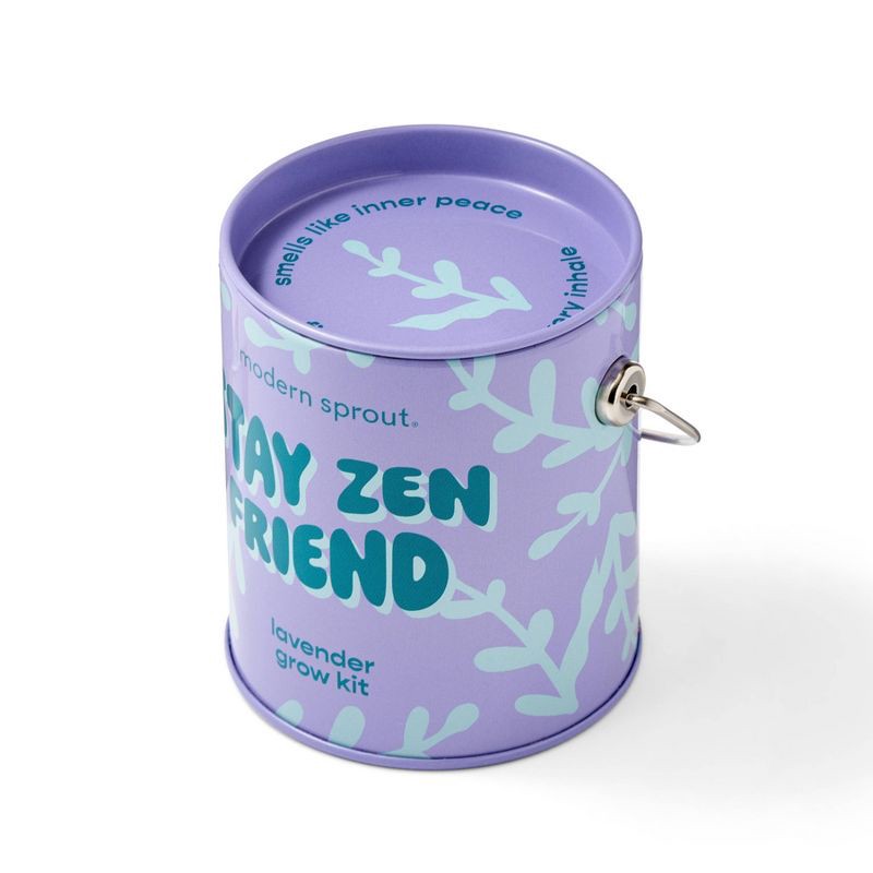 slide 6 of 10, Modern Sprout Lavender Complimentary Color Grow Stay Zen Friend Seed Starter Kit, 1 ct