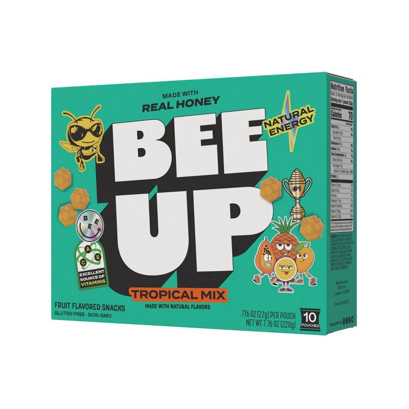 slide 5 of 10, BEEUP Fruit Snacks Tropical Mix - 7.76oz, 7.76 oz