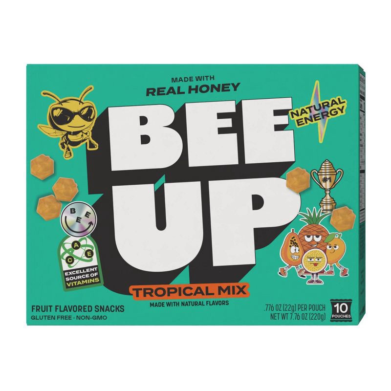 slide 1 of 10, BEEUP Fruit Snacks Tropical Mix - 7.76oz, 7.76 oz