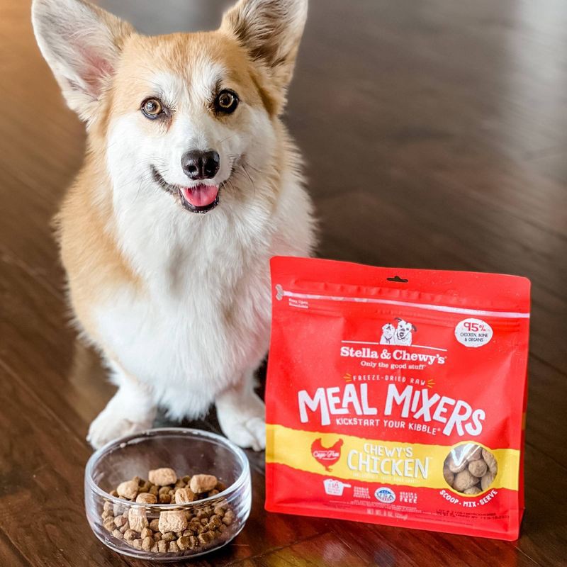 slide 5 of 5, Stella & Chewy's Chicken Flavor Freeze-Dried Dry Dog Food - 18oz, 18 oz