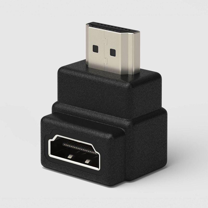slide 2 of 3, HDMI 90 Degree Adapter - Dealworthy™, 1 ct