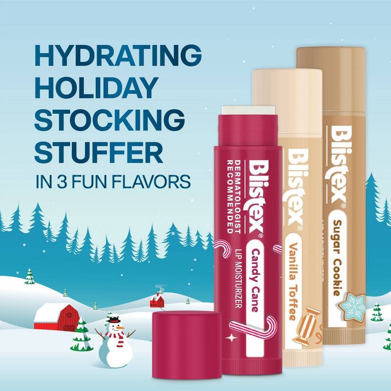 slide 2 of 7, Blistex Hydrating Lip Balm - Holiday Flavors - 0.15oz/4pk, 0.15 oz, 4 ct