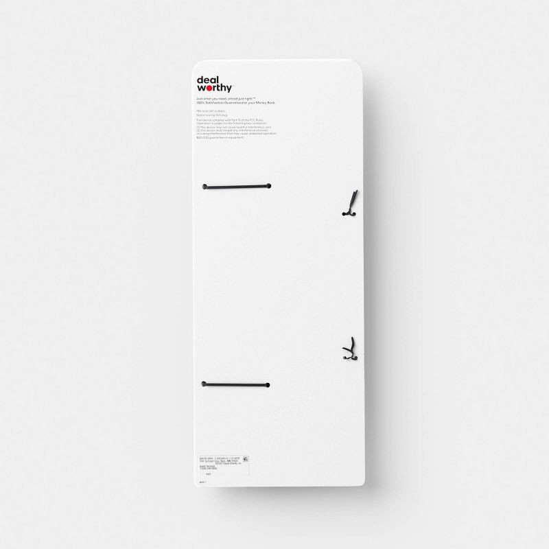 slide 3 of 3, Surge Protector 6-Outlet with 4ft Extension Cord 720J Black - Dealworthy™, 4 ft