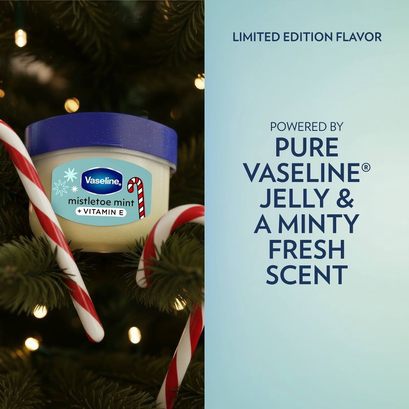 slide 7 of 11, Vaseline Holiday Limited Edition Lip Balm - Mistletoe Mint - Travel Size - 0.25oz, 0.25 oz
