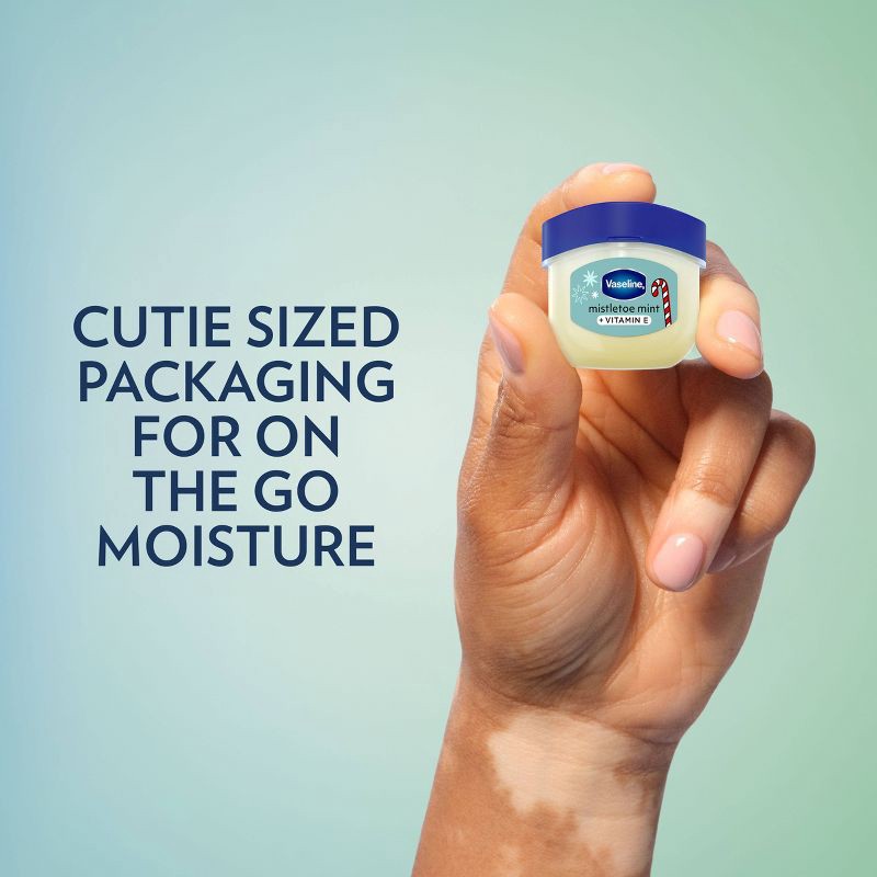 slide 10 of 11, Vaseline Holiday Limited Edition Lip Balm - Mistletoe Mint - Travel Size - 0.25oz, 0.25 oz