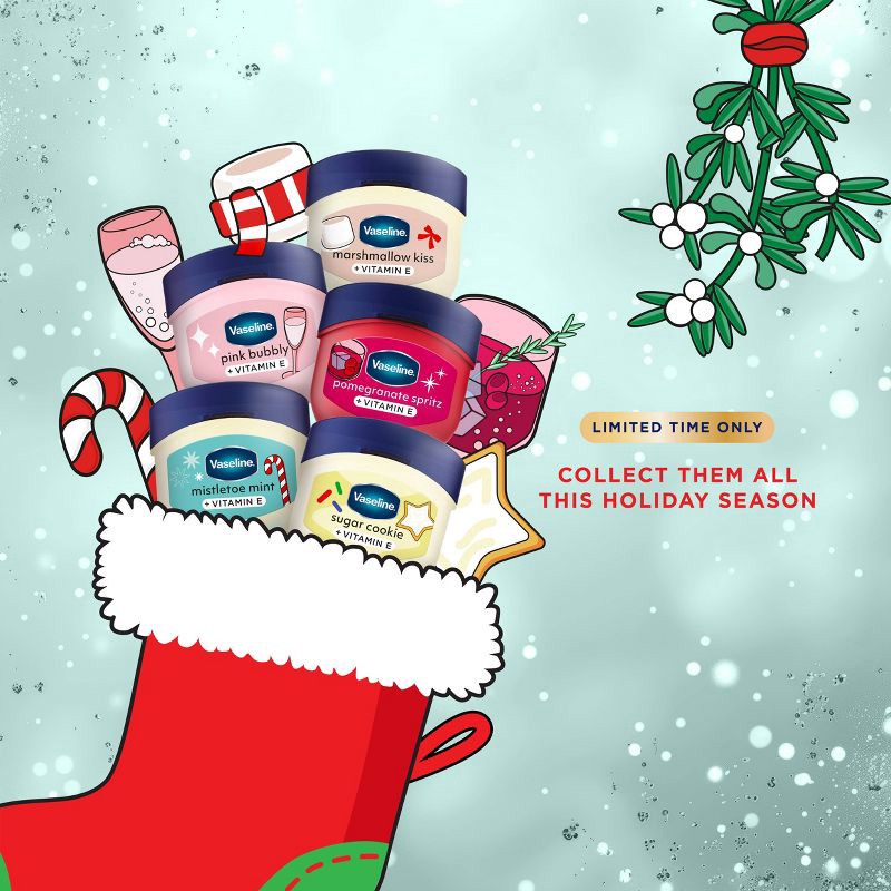 slide 11 of 11, Vaseline Holiday Limited Edition Lip Balm - Mistletoe Mint - Travel Size - 0.25oz, 0.25 oz