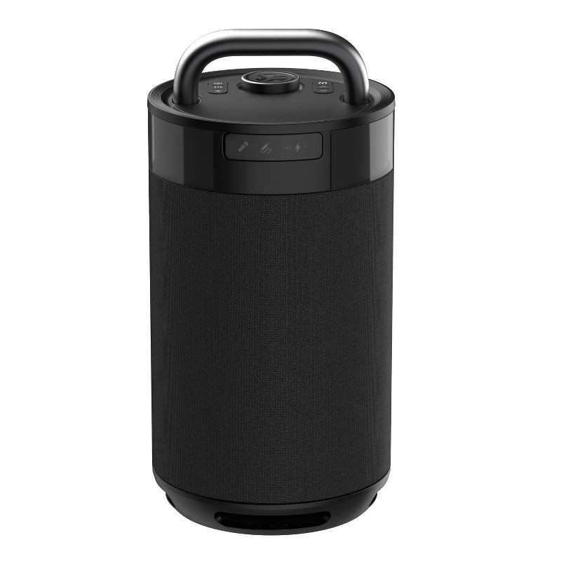 slide 3 of 8, JLab Epic Party Portable Speaker - Black: Waterproof Bluetooth USB-C with LED Light, 1 ct
