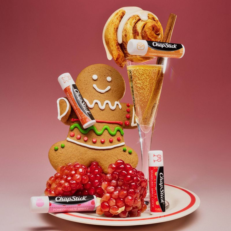 slide 4 of 10, Chapstick Holiday Ugly Sweater Lip Balm - Cozy Comforts - 0.15oz/4ct, 0.15 oz, 4 ct