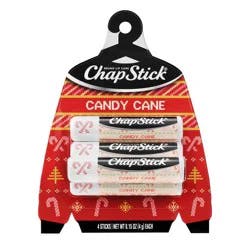Chapstick Holiday Ugly Sweater Lip Balm - Candy Cane - 0.15oz/4ct