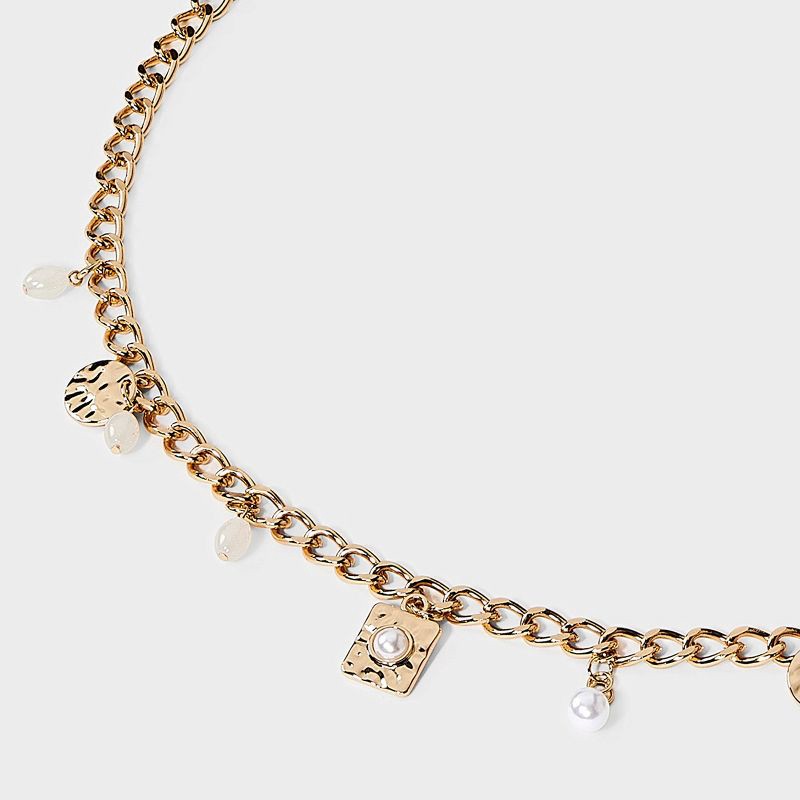 slide 3 of 3, Chain Charm Belt - A New Day™ Gold XL/XXL, 1 ct