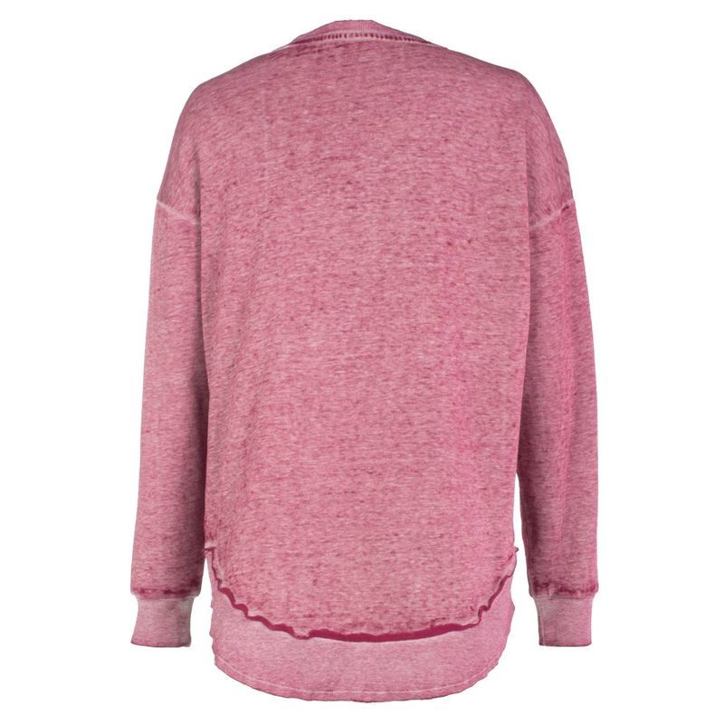 slide 2 of 4, NBA Atlanta Hawks Women's Burnout Crew Neck Fleece Sweatshirt - M, 1 ct