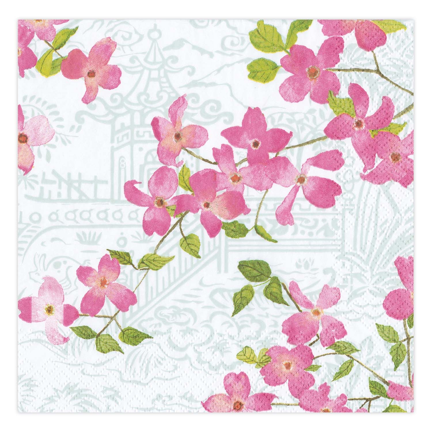 slide 1 of 1, Caspari Blossom Branch Cocktail Napkins, 20 ct