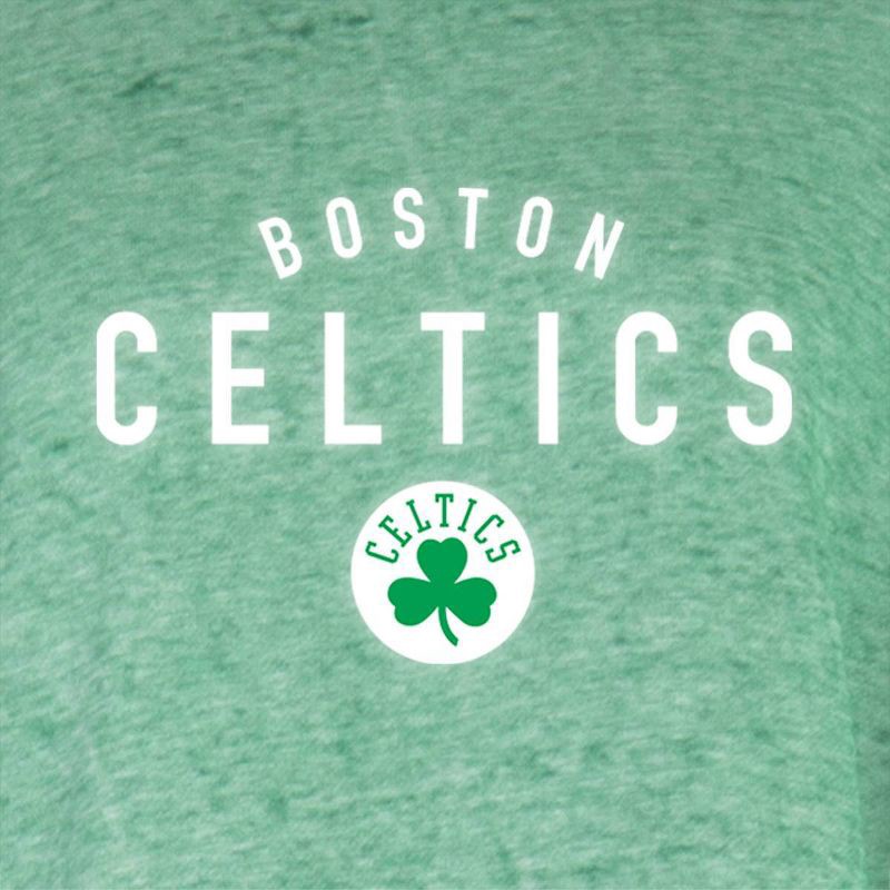 slide 4 of 4, NBA Boston Celtics Women's Burnout Crew Neck Fleece Sweatshirt - XL, 1 ct