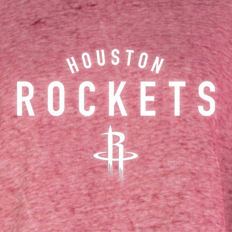 slide 4 of 4, NBA Houston Rockets Women's Burnout Crew Neck Fleece Sweatshirt - M, 1 ct