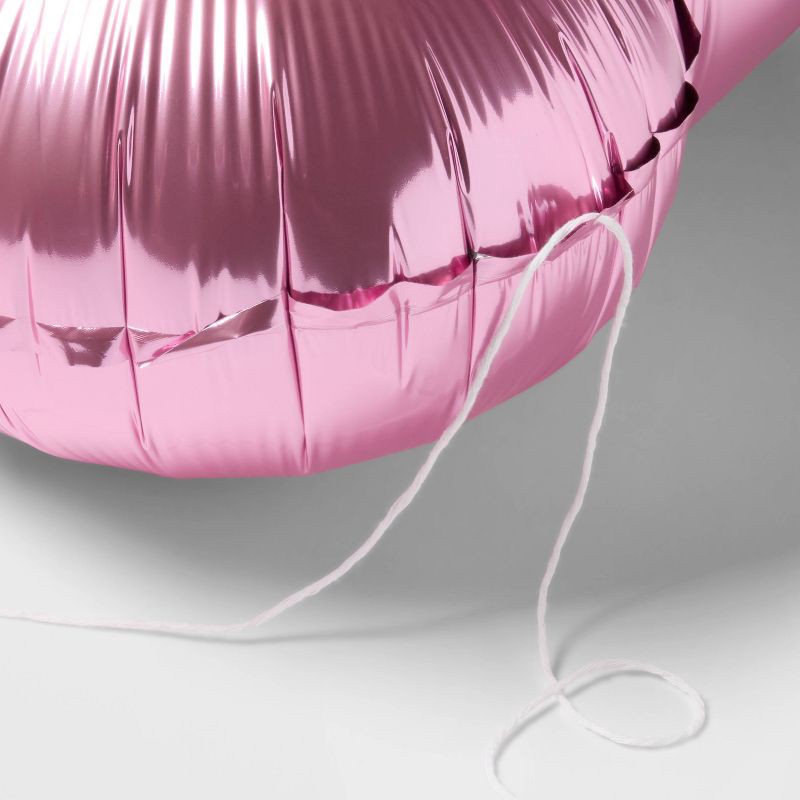 slide 2 of 3, Heart Foil Balloon Pink - Spritz™, 1 ct