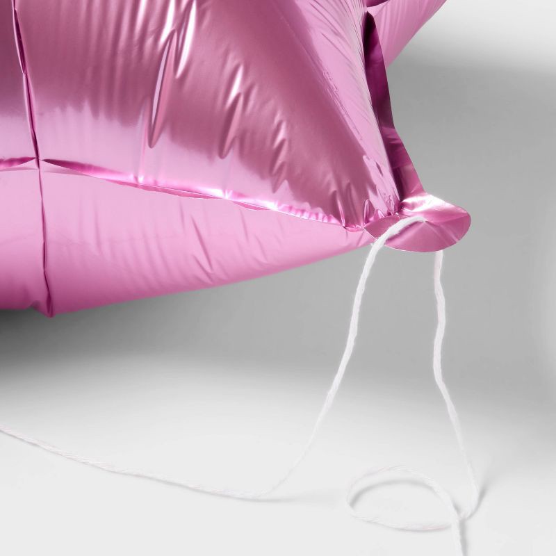 slide 3 of 4, Star Foil Balloon Pink - Spritz™, 1 ct