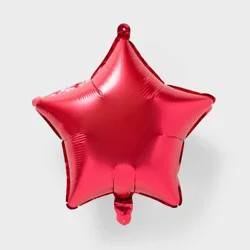 Star Foil Balloon Red - Spritz™