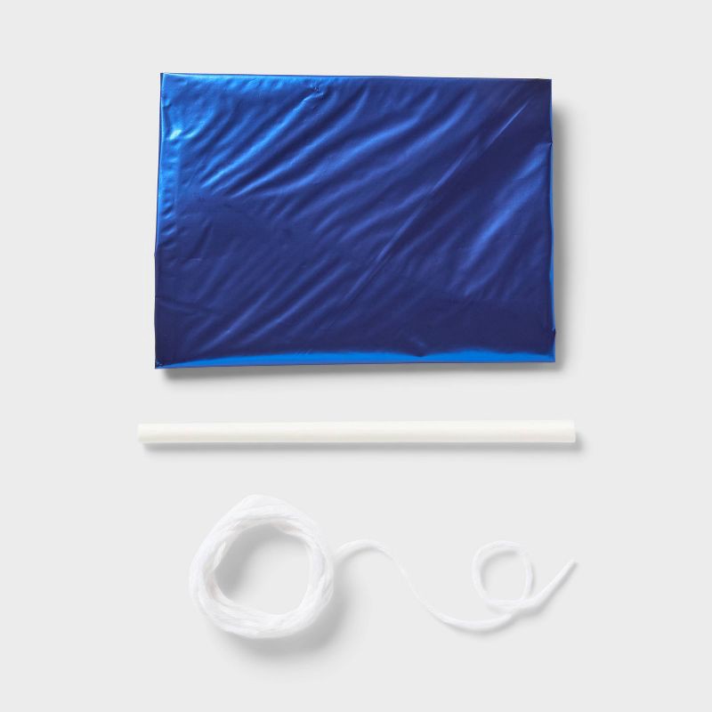 slide 4 of 4, Star Foil Balloon Navy Blue - Spritz™, 1 ct