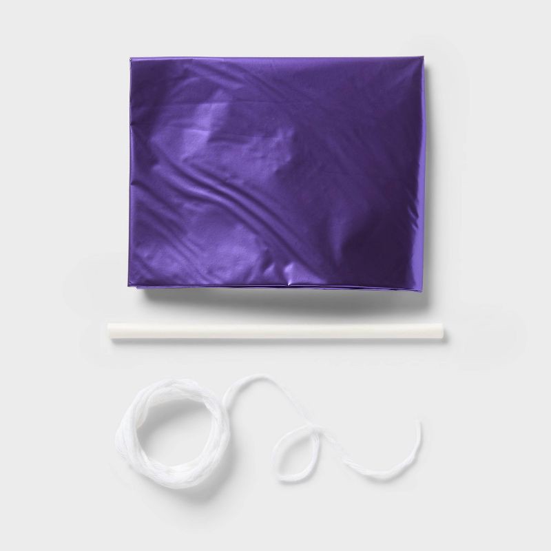 slide 4 of 4, Star Foil Balloon Purple - Spritz™, 1 ct