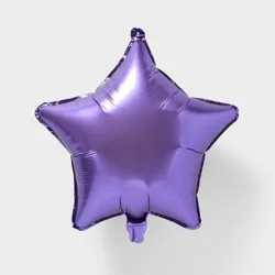 Star Foil Balloon Purple - Spritz™