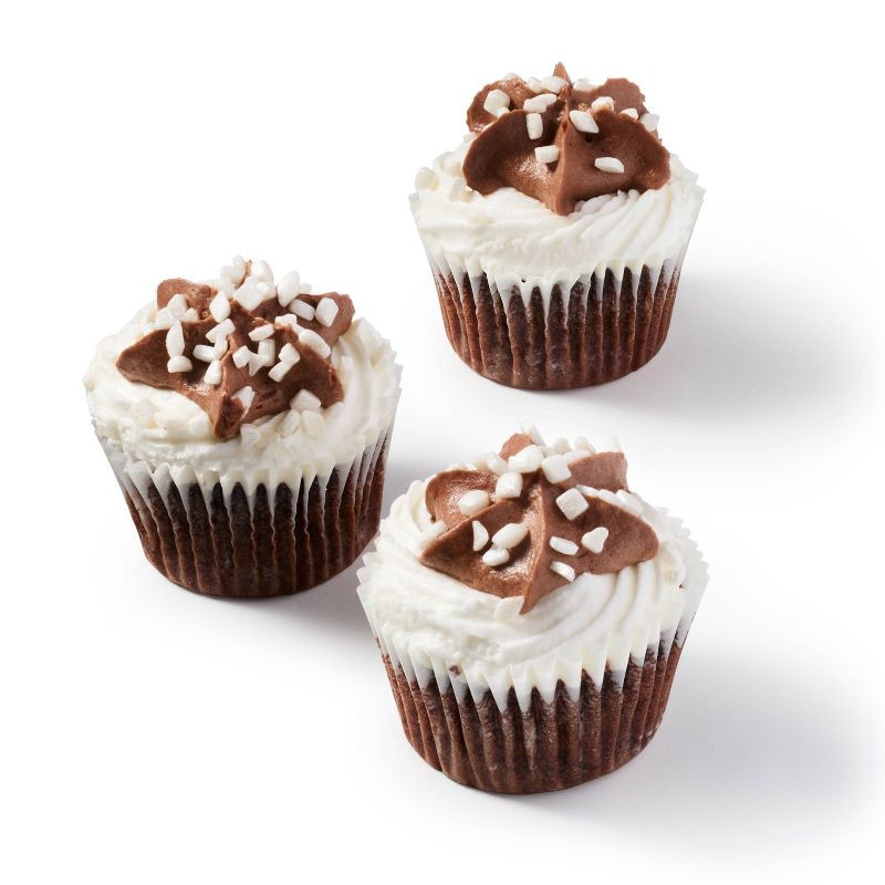 slide 3 of 3, Holiday Christmas Hot Chocolate Mini Cupcakes - 11.5oz/12ct - Favorite Day™, 12 ct; 11.5 oz