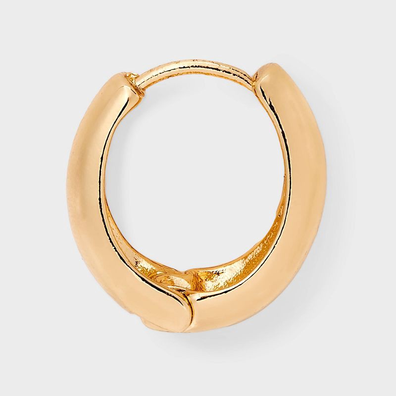 slide 3 of 3, Huggie Hoop Earring Set 3pc - Universal Thread™ Gold, 3 ct