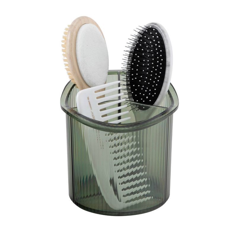 slide 2 of 2, Thinkspace 3 Compartment Tall Holder Ribbed Green, 1 ct