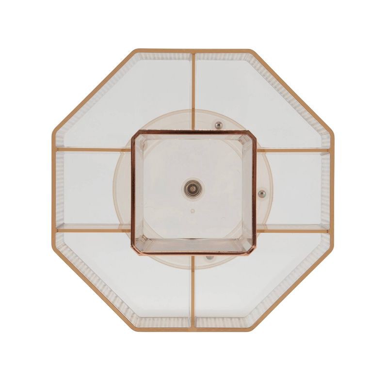 slide 4 of 4, Thinkspace Rotating Octagon Organizer Brown, 1 ct