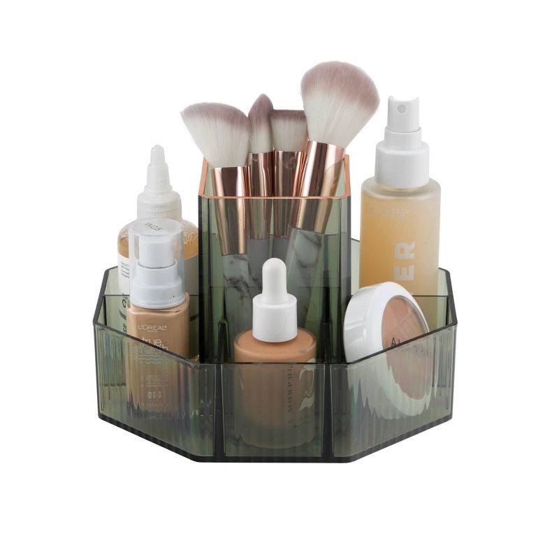 slide 3 of 4, Thinkspace Rotating Octagon Organizer Green, 1 ct