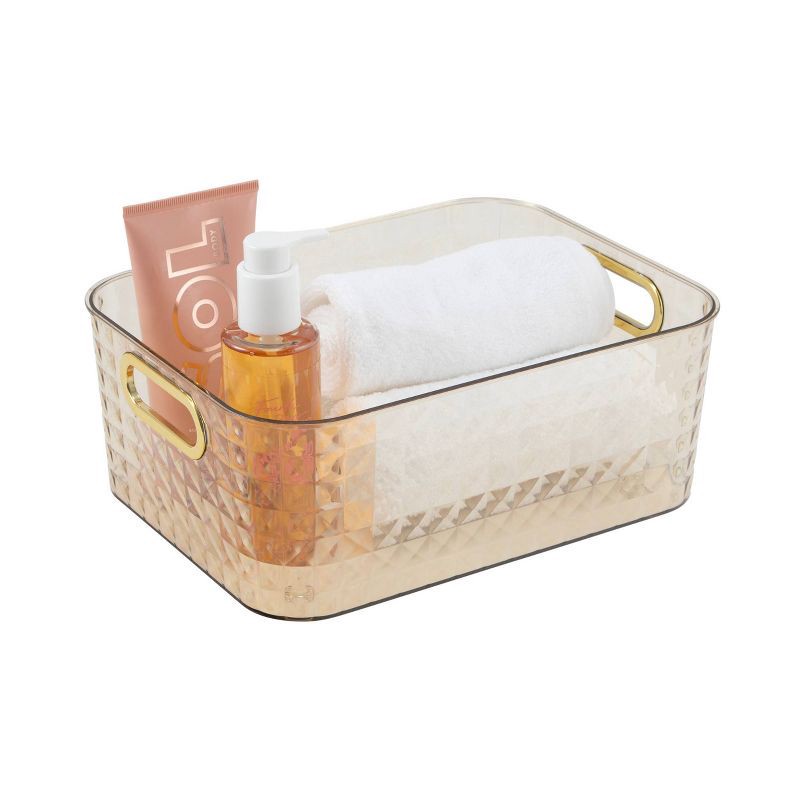 slide 4 of 4, Thinkspace Diamond Texture Bin Brown, 1 ct