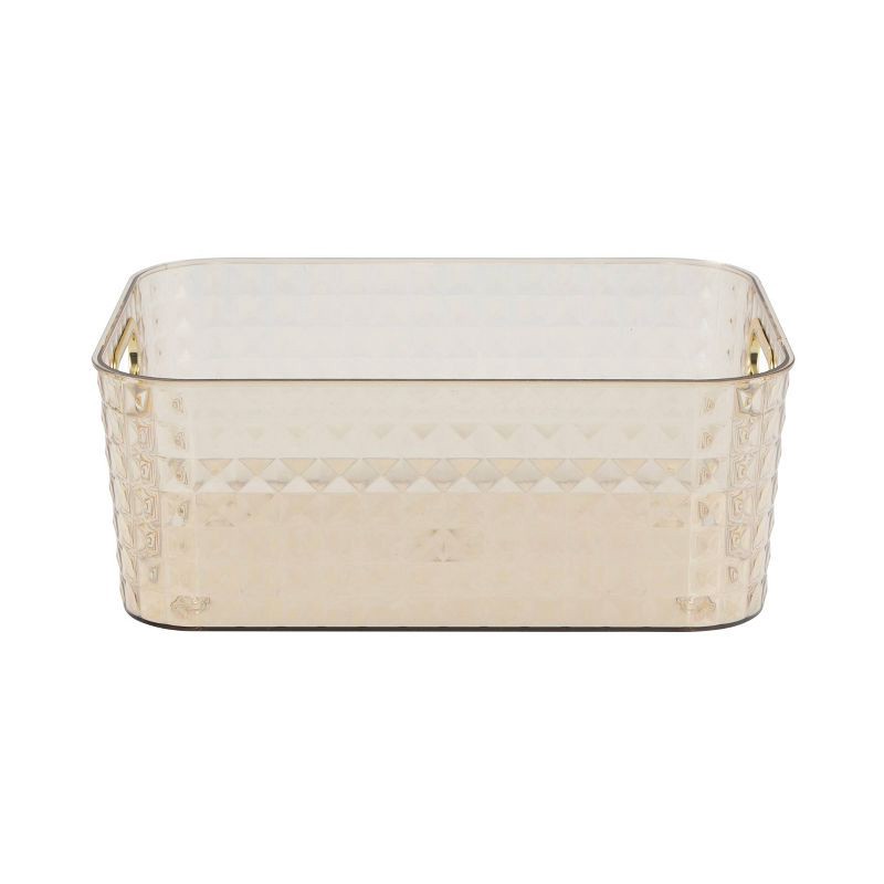 slide 1 of 4, Thinkspace Diamond Texture Bin Brown, 1 ct