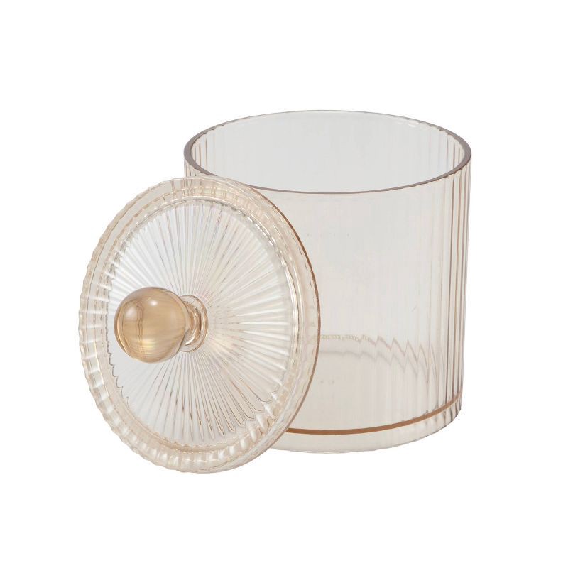 slide 3 of 3, Thinkspace Short Storage Jar Brown, 1 ct