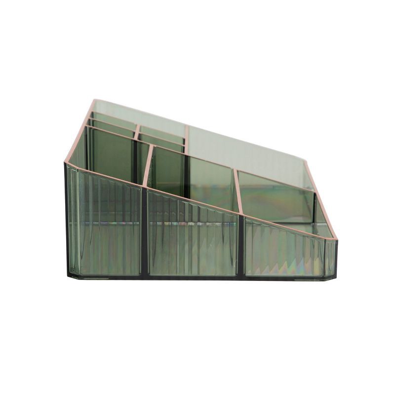 slide 3 of 4, Thinkspace 9 Compartment Organizer Ribbed Green, 1 ct