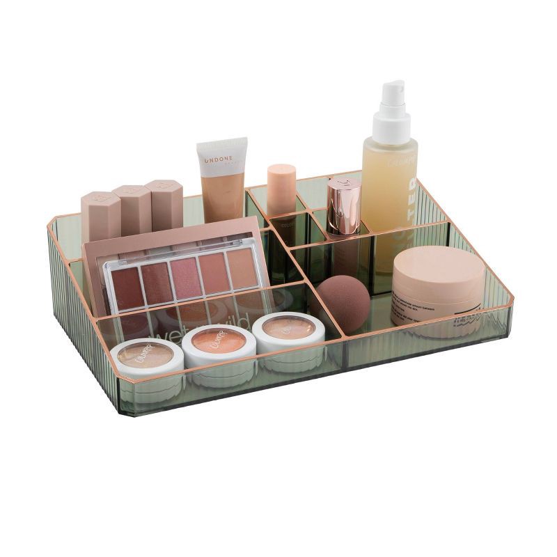 slide 4 of 4, Thinkspace 9 Compartment Organizer Ribbed Green, 1 ct