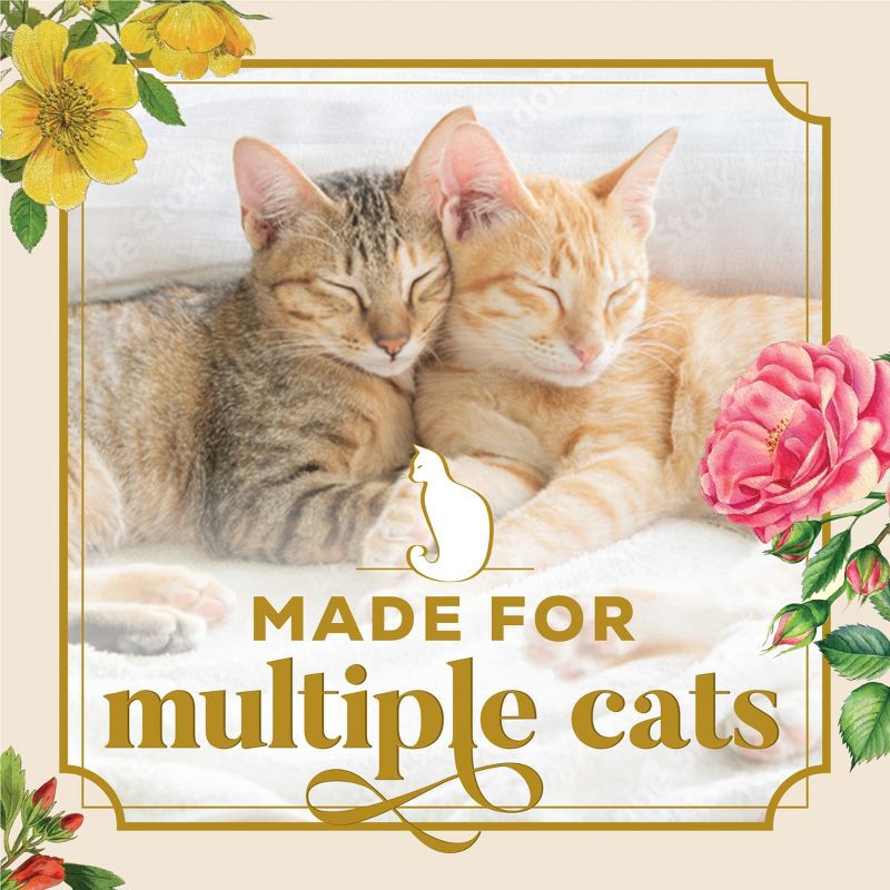 slide 7 of 8, Tidy Cats Wildflower Splendor Clumping and Scented Pail Cat Litter - 35lbs, 35 lb