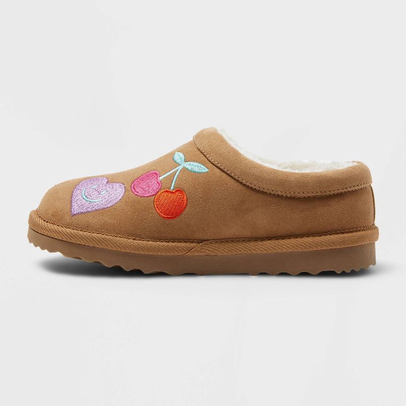 slide 3 of 4, Kids' Nola Clog Slipper - Cat & Jack™ Chestnut 3, 1 ct