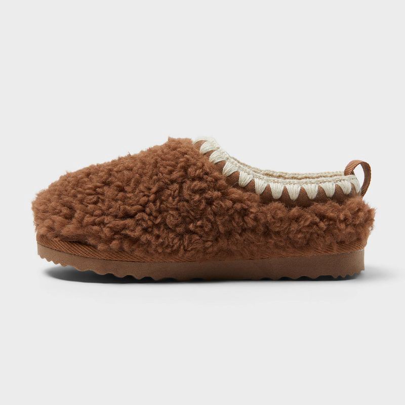 slide 2 of 4, Kids' Nola Clog Slippers - Cat & Jack™ Tan 13, 1 ct